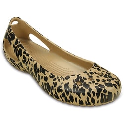 crocs kadee leopard print