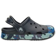 crocs bump it camo clog kids C7 [クロックス バンプ イット カモ クロッグ キッズ 15cm Navy]
