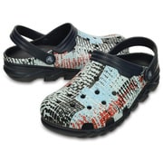 Duet Max Mesh Print Clog M6/W8 [デュエット マックス メッシュ プリント クロッグ ユニセックス 24cm ネイビー]