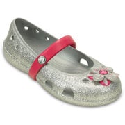 Keeley Springtime Glitter PS Sil/Ras C7 [キーリー グリッター スプリングタイム フラット PS キッズ 15cm Silver/Raspberry]