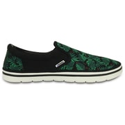 クロックス ノーリン アトモス フローラル スリップオン スニーカー メンズ 27cm ブラック/ホワイト crocs norlin atmos floral slip-on M9