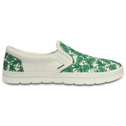 クロックス ノーリン アトモス フローラル スリップオン メンズ 22cm White/White C-Norlin Atmos floral slip-on M4