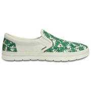 クロックス ノーリン アトモス フローラル スリップオン スニーカー メンズ 26cm ホワイト/ホワイト crocs norlin atmos floral slip-on M8