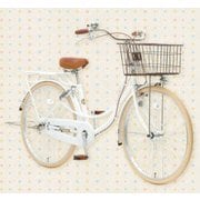シティサイクル リトルガール26 26型 変速なし ホワイト 2017年モデル FE31TH