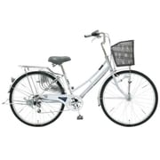 シティサイクル プロテクティア266SK 26型 外装6段変速 TTKシリーズ メタリックシルバー 2017年モデル TTK66S