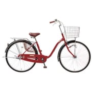 シティサイクル ラピス26 26型 変速なし Nレッド 2017年モデル FSJ6C