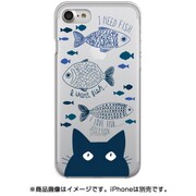 クリアケース IP7 Clear Cats like fish [iPhone 7 ケース]