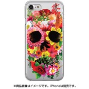 クリアケース iP7 Clear Red Flower Skull [iPhone 7 ケース]