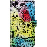 手帳ケース iP7 FLAKE TATTOO [iPhone 7 ケース]