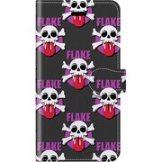 手帳ケース iP7 FLAKE Jolly Roger [iPhone 7 ケース]