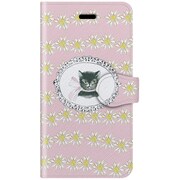 手帳ケース iP7 KS Flower border cat [iPhone 7 ケース]