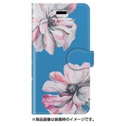 手帳ケース iP7 Clear BIGフラワー BL [iPhone 7 ケース]