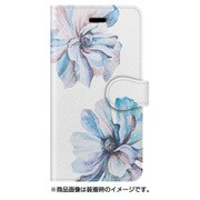 手帳ケース iP7 Clear BIGフラワー WH [iPhone 7 ケース]