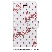 手帳ケース iP7 ゴーストバスターズ ラブバスターズ WH [iPhone 7 キャラクター ケース]