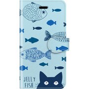 手帳ケース iP7 My sweet babies Cats like fish [iPhone 7 ケース]