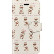 手帳ケース iP7 My sweet babies Cutie poodle [iPhone 7 ケース]
