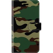 手帳ケース iP7 カモフラ Woodland Camo [iPhone 7 ケース]