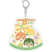 アイドリッシュセブン おまんじゅうアクリルキーホルダー B なぎ＆みつき＆やまと [キャラクターグッズ]