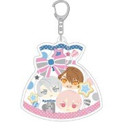 アイドリッシュセブン おまんじゅうアクリルキーホルダー D りゅうのすけ＆がく＆てん [キャラクターグッズ]