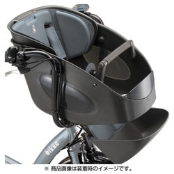 FBP-K(B403561LB)bikke POLAR フロントチャイルドシートクッション ブルーグレー