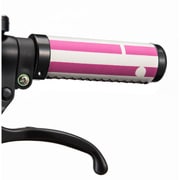 bikke ハンドルグリップ ロング ボーダーピンク 1本 HG-BKL2 F170403P-W