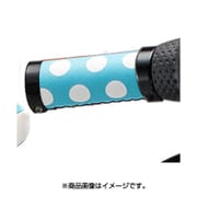 bikke ハンドルグリップ ショート ドットブルー 1本 HG-BKS2 F170404B-W