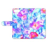 手帳ケース iPhone 7 Plus 用 Watercolor flower2