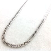 プラチナ850 喜平ネックレス 6面カット 50cm 50g 中留シングルストッパー