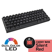 BLACK QUEEN バックライトLED機能搭載 CHERRYメカニカルキーボード 63キー 日本語配列 (SILENT RED軸) CK-63CMB-SRJP1
