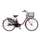 電動アシスト自転車 ビビ・DX 24型 16Ah 内装3段変速 パールクリアレッド 2017年モデル BE-ELD433R
