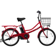 電動アシスト自転車 ティモスタイル 20型 12Ah 内装3段変速 ロイヤルレッド 2017年モデル BE-ELWL03R
