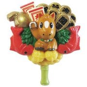 日本のおみやげマグネット 熊手(招き馬)