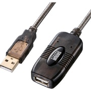 USB延長ケーブル USBアクティブリピーターケーブル ケーブル長20m 最大2本連結可能 ノイズが乗りにくい ドライバのインストール不要 KB-USB-R220