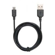 PJ13-38 [2.4A対応 1m 充電コード マイクロUSB BK]