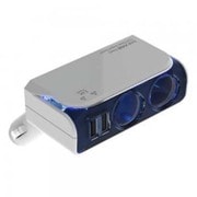 ST-1414 [3.6A 2ポート USB付 2連 ダイレクトソケット WH]