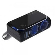 ST-1413 [3.6A 2ポート USB付 2連 ダイレクトソケット BK]
