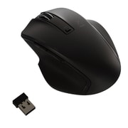 BlueLED 無線マウス Z 5ボタン Mサイズ 2.4GHz ブラック MUS-RKF129BK