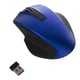 BlueLED 無線マウス Z 5ボタン Mサイズ 2.4GHz ブルー MUS-RKF129BL