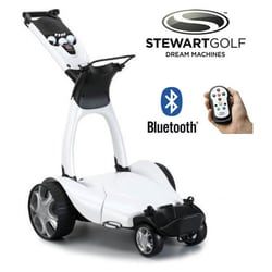 ヨドバシ Com スチュアートゴルフ Stewart X9 Follow ホワイト 電動アシストカート ゴルフ用 充電器 バッテリー付き 通販 全品無料配達