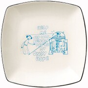 50166-4 [SW10 スクエアプレート レイア＆R2 STAR WARS(スター・ウォーズ)]