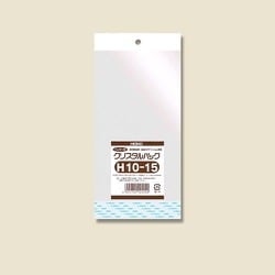 OPPクリスタルパック ヘッダー付 100枚入 Ｈ10-15