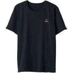 リフレッシュ Tシャツ メンズ リカバリーウェア 半袖シャツ ブラック Mサイズ 6705