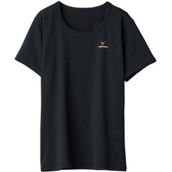 リフレッシュ Tシャツ レディース リカバリーウェア 半袖シャツ ブラック Mサイズ 6706