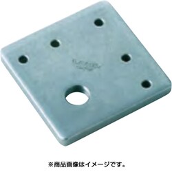 ASアルミフレーム用脚端ベース M12(200-140-456) ASAJM12
