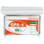 GPA4 [チャック袋 (ユニパックGP) GP A-4 70×50×0.04 100枚入り]