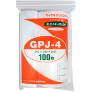 GPJ4 [チャック袋 (ユニパックGP) GP J-4 340×240×0.04 100枚入り]