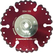 DDA105 [コンクリート用 溶着 ダイヤカットソー （フランジ付） 105mm]
