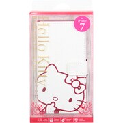 Bi7-KT01 [iPhone 7専用 手帳型ケース サンリオ ハローキティ ホワイト]