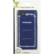 Ji7-TNB [iPhone 7専用 ツバメノートジャケットケース ネイビー]