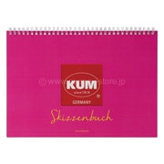 KUM スケッチブック A4 ピンク KM165P